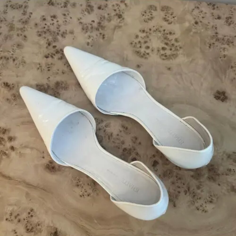 Khaite Seville D’orsay Patent Leather Pumps